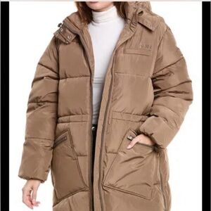 Ganni Tan Women’s Puffer Jacket